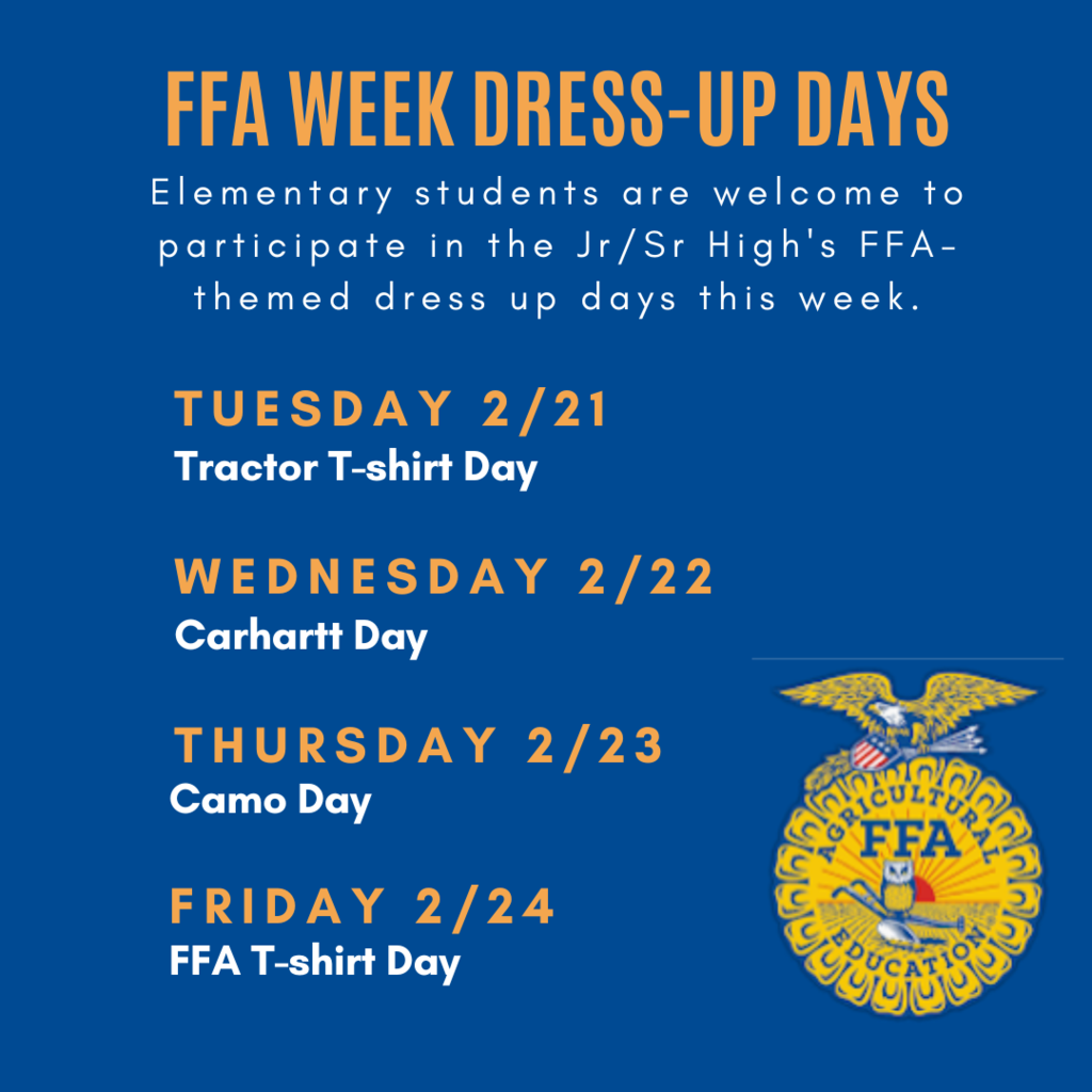 ffa week dress up days